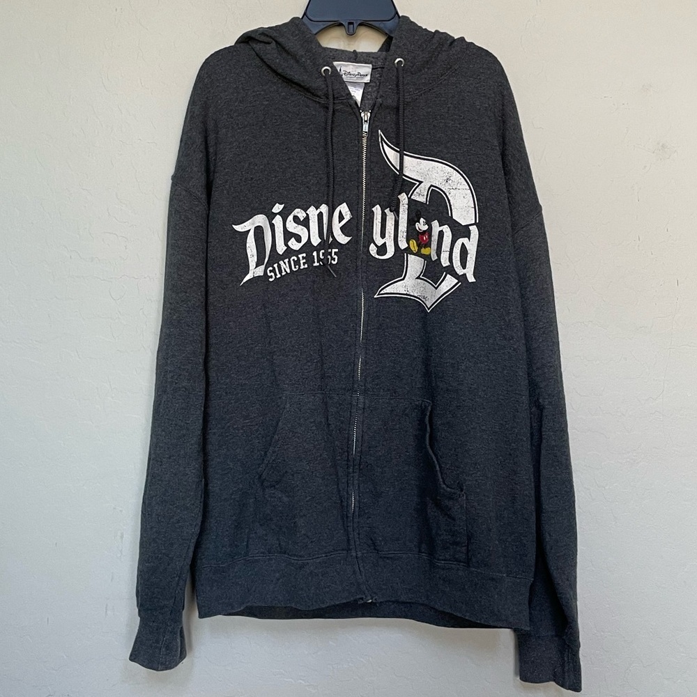 Vintage Walt Disney World zip-up hooded sweatshirt size large